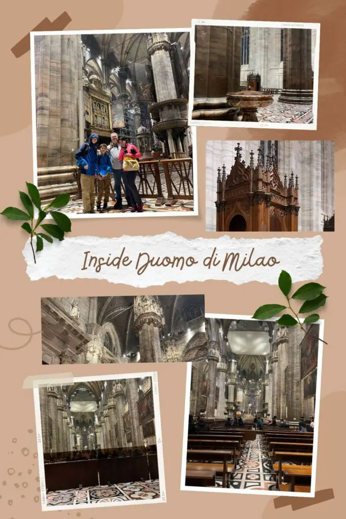 inside Duomo di Milano {MIlan Cathedral}
