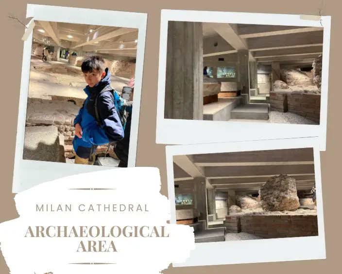 Archaeological area Milan Cathedral