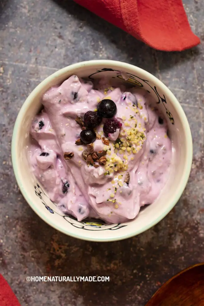 blueberry Greek Yogurt DIY Recipe