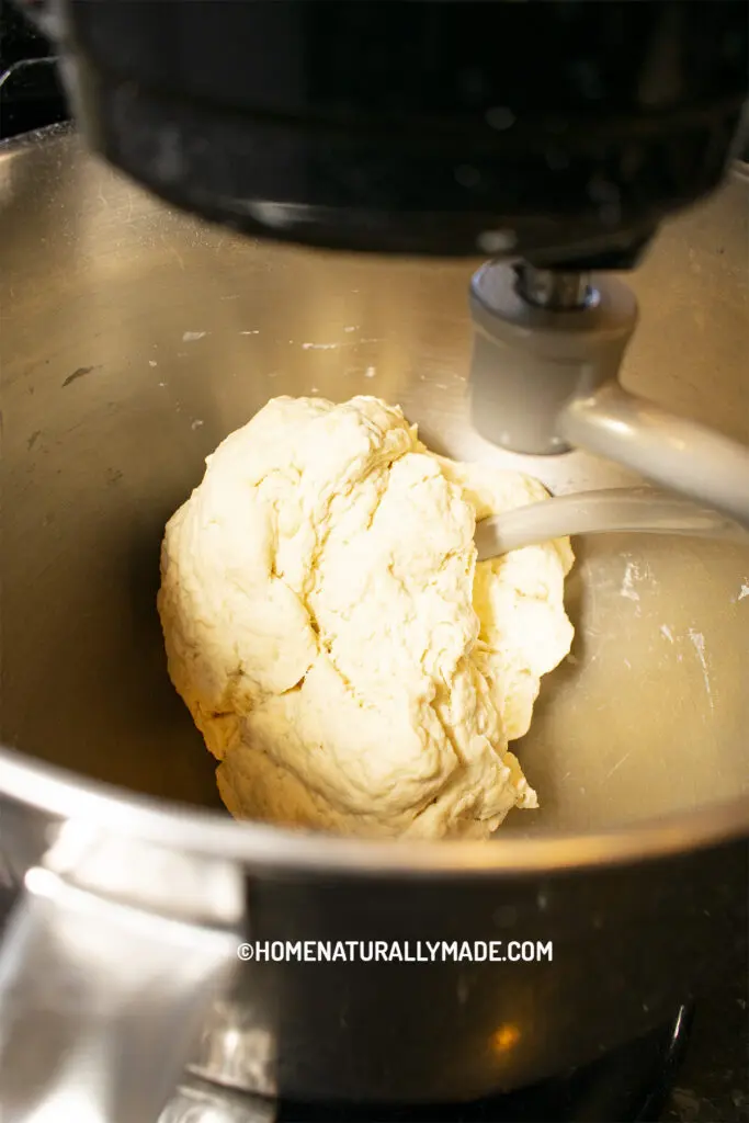 Use a stand mixer to knead the dough