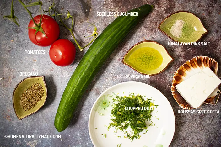 Greek Salad Ingredients