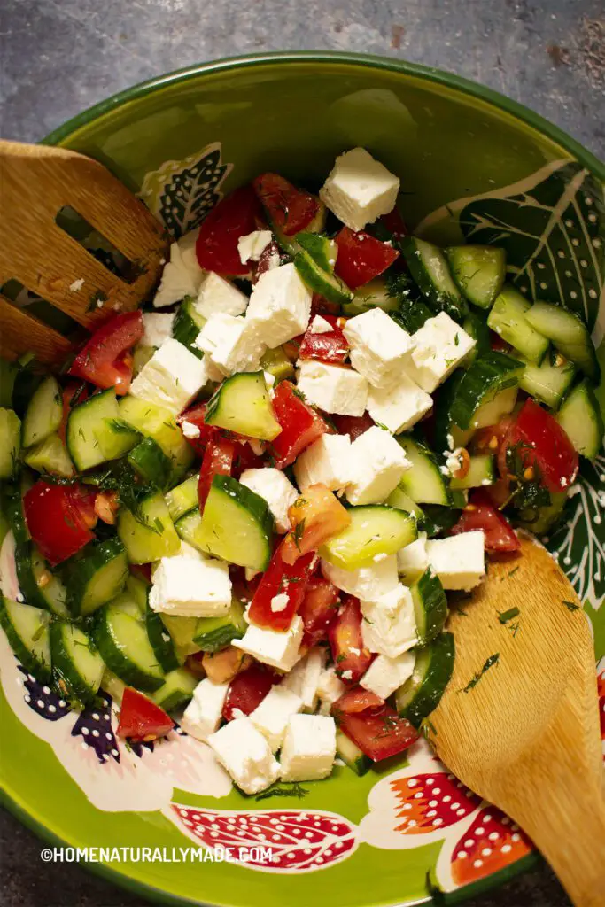 quick easy classic Greek Salad Recipe