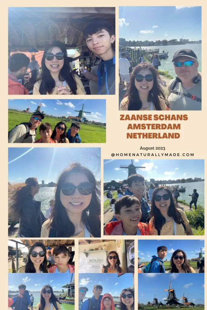 visiting Zaanse Schans near Amsterdam Netherland