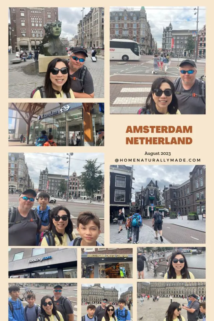 Walk around Amsterdam, Netherland