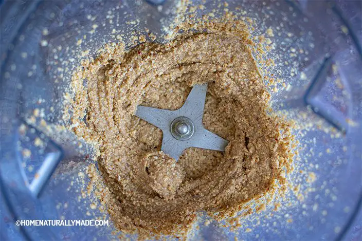 blend peanut butter in the Vitamix Blender