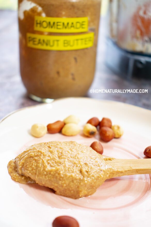 homemade from scratch peanut butter