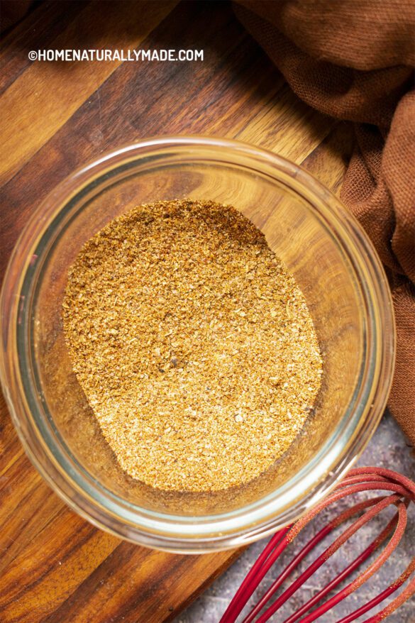 homemade chicken shawarma dry rub