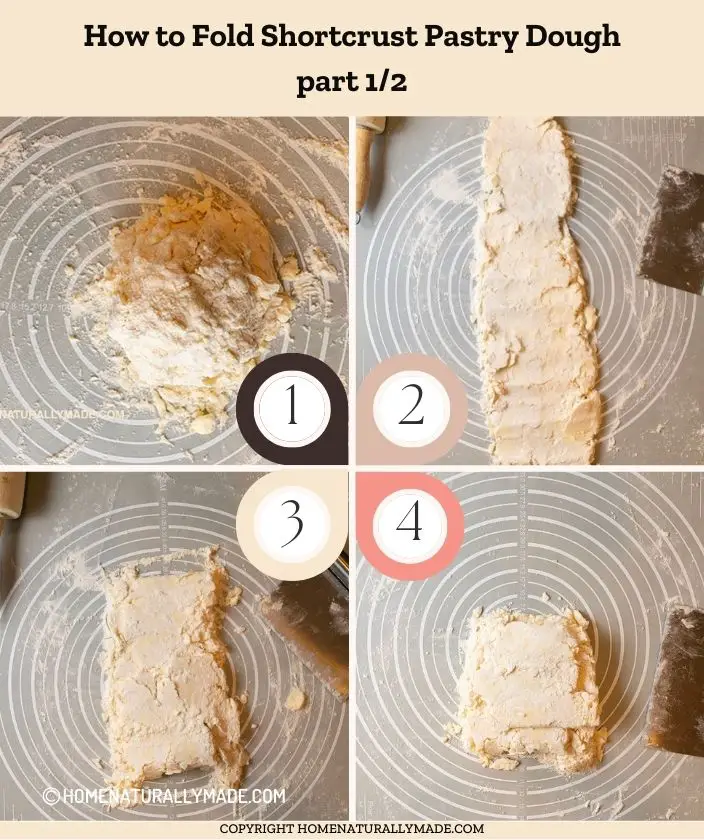how to fold shortcrust pastry part 1