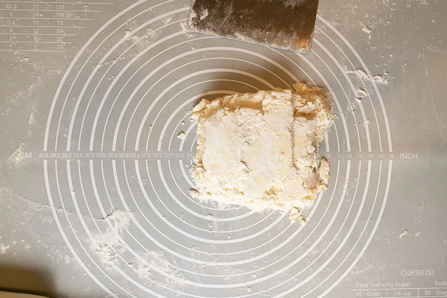 quadruple fold shortcrust pastry dough continued