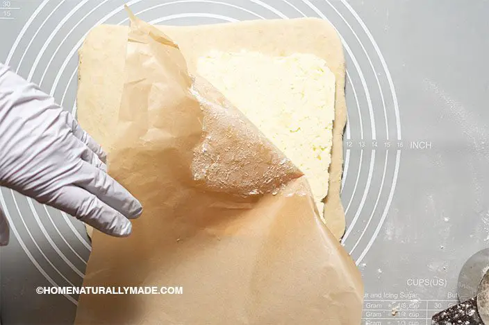 butter block for making croissants