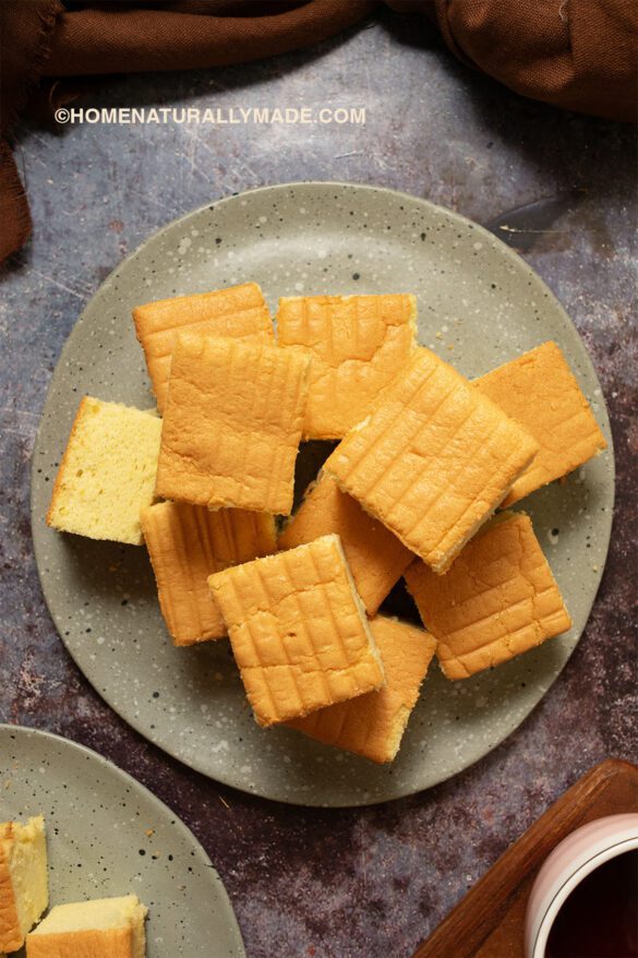 Chinese Old Fashioned Egg Cake {Lao Shi Ji Dan Gao 老式鸡蛋糕} Recipe