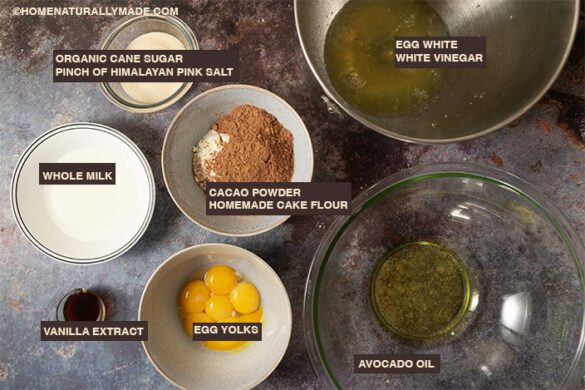 Chocolate Sponge Cake - HomeNaturallyMade