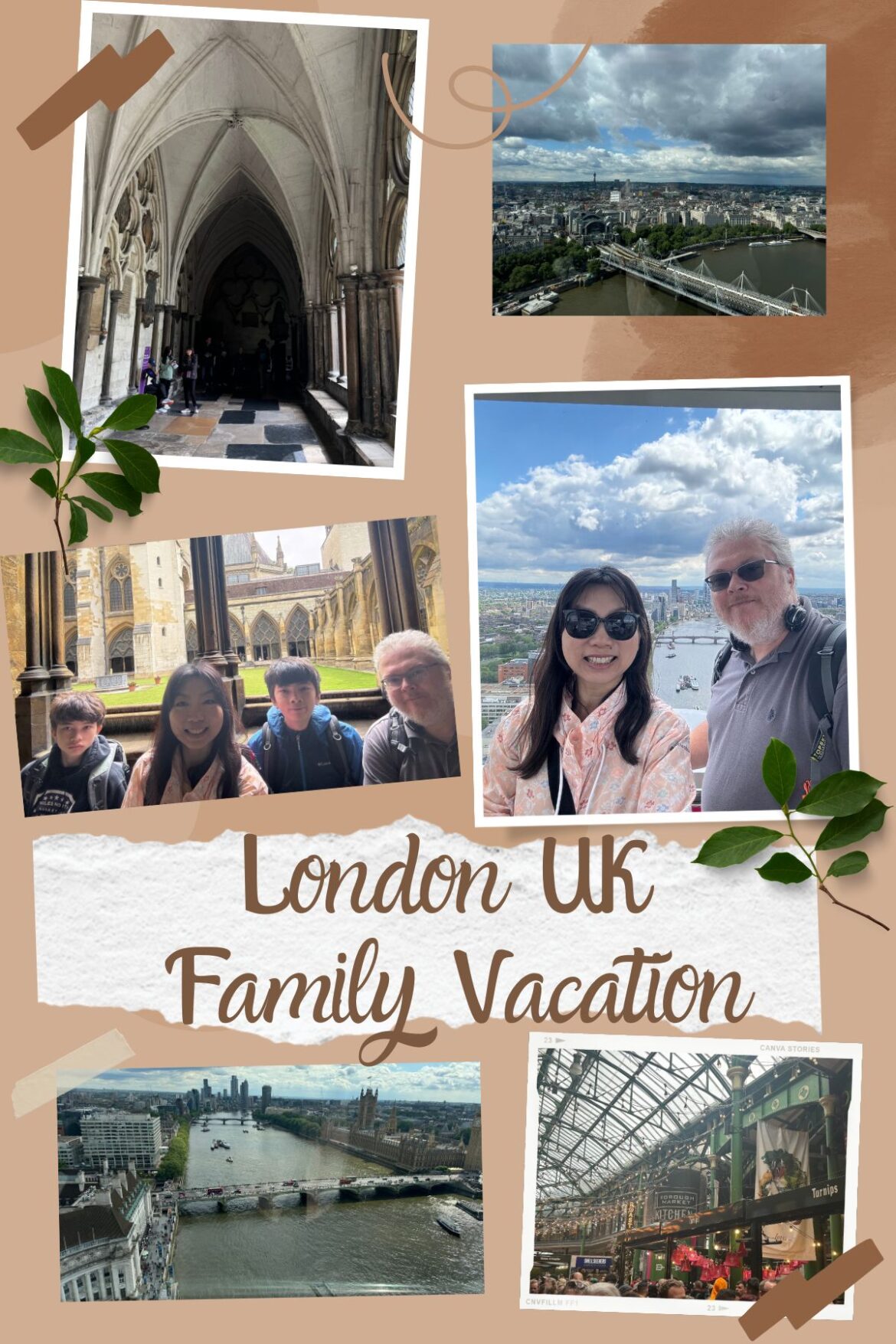 London UK family vacation