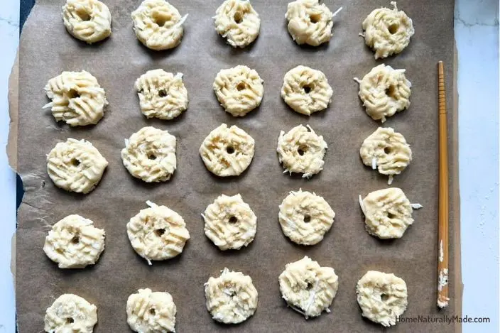 organize butter cookies