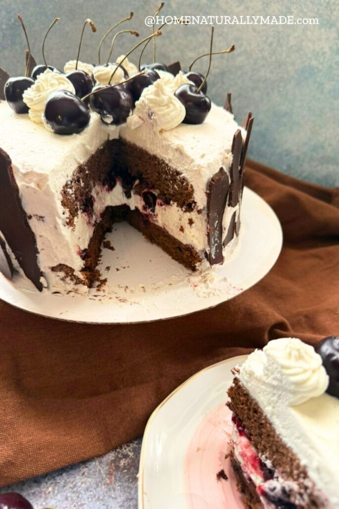Black Forest cake slice