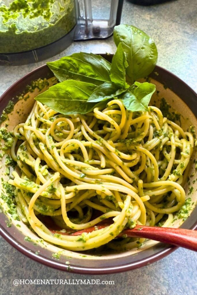 basil pesto pasta