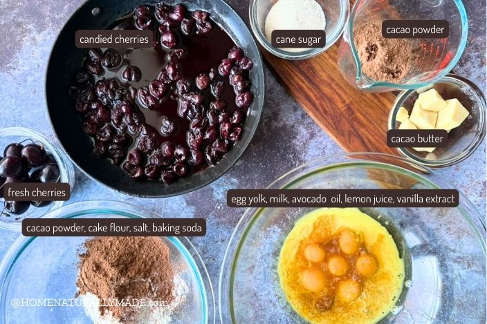 black forest cake ingredients