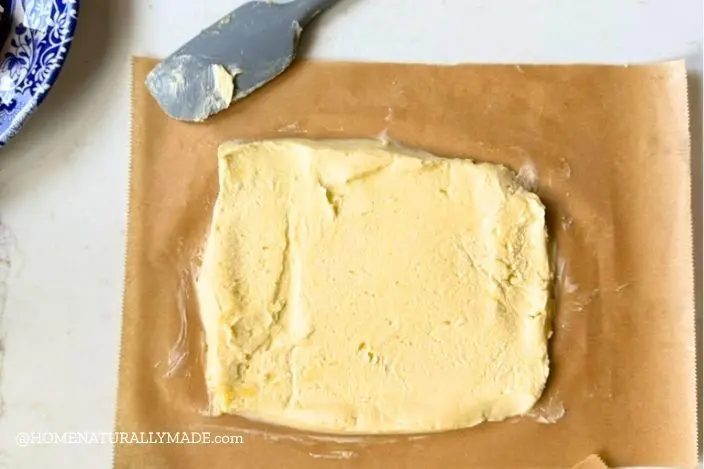 butter block for making pastries