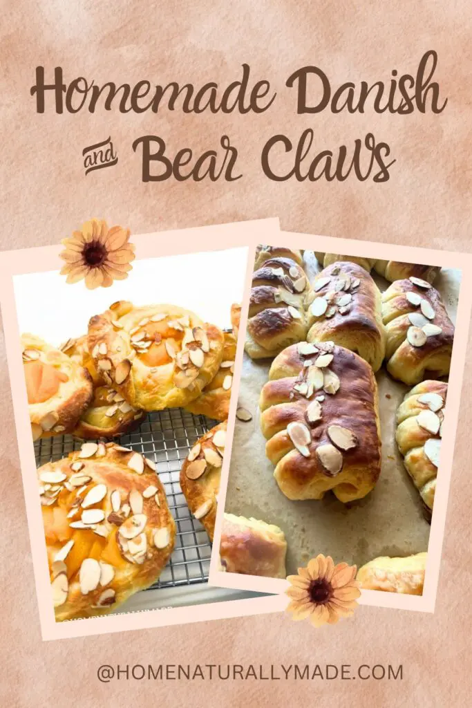 homemade Danish and Bear Claws Recipe